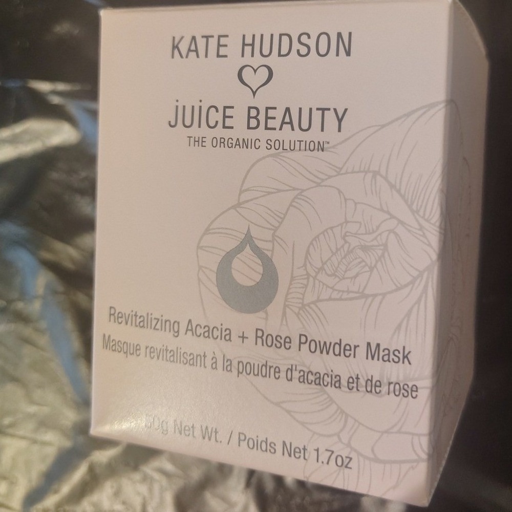 Juice Beauty Kate Hudson Revitalizing Acacia + Rose Powder Mask 1.7oz New Box